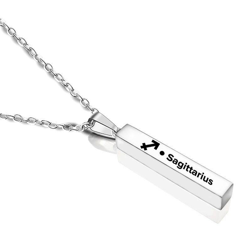 GP SKY Zodiac Bar Pendant Necklace